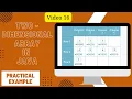 What is two dimensional array in java in hindi 2d array in java in hindi