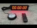 Large Gym Timer Stopwatch Review LED Interval Timer for HIIT Workouts
