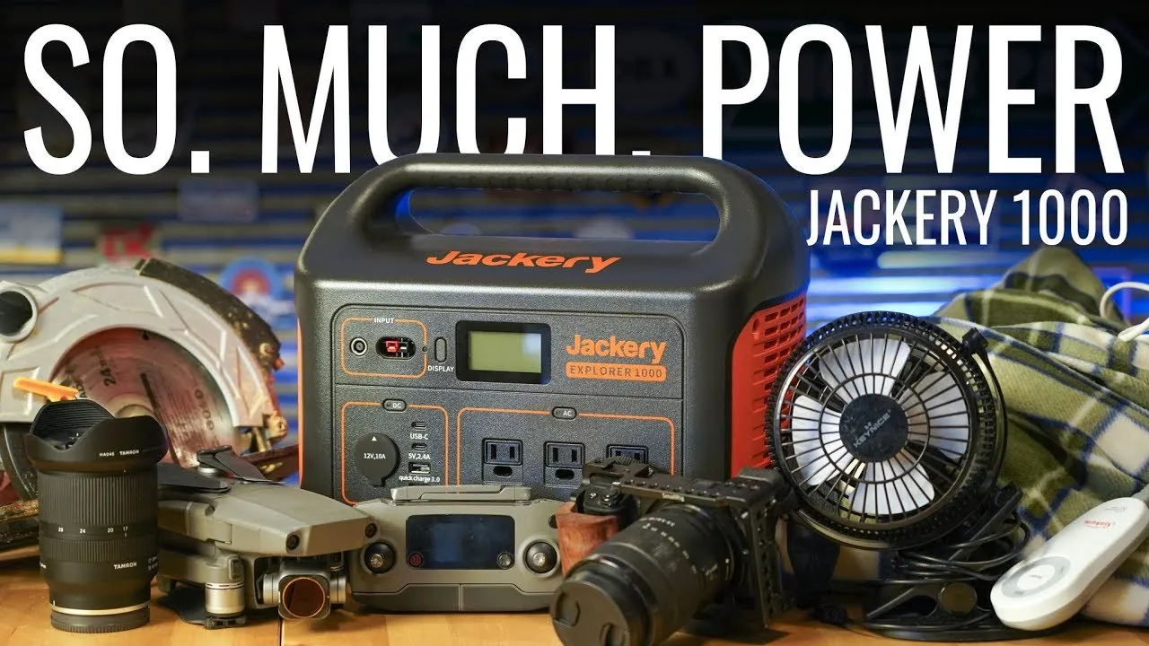 Jackery 1000 - SO MUCH POWER, but what is it good for?