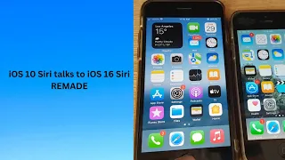 IOS 10 Siri Talks To IOS 16 Siri REMADE 