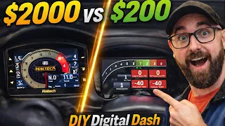 I built a 200 Digital Dash instead of buying a 2000 one