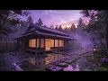 Thunderstorm & Heavy Rain — Dark Japanese Garden Night | 12 Hours Deep Sleep