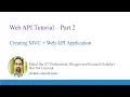 Web API Tutorial C Part 2 - Creating C Web API Application Practical Session