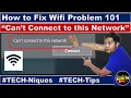 How to Fix Wifi Problem Can t Connect To This Network Teacher Kevin PH
