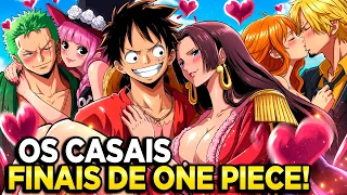 OS CASAIS FORMADOS NO FINAL DE ONE PIECE!!! ENTENDA QUEM VAI FICAR COM O LUFFY E OUTROS MUGIWARAS!!