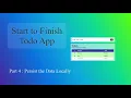 Start to Finish Todo App - Part 4