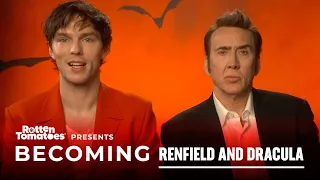 Nicolas Cage and Nicholas Hoult on Becoming Renfield and Dracula Becoming