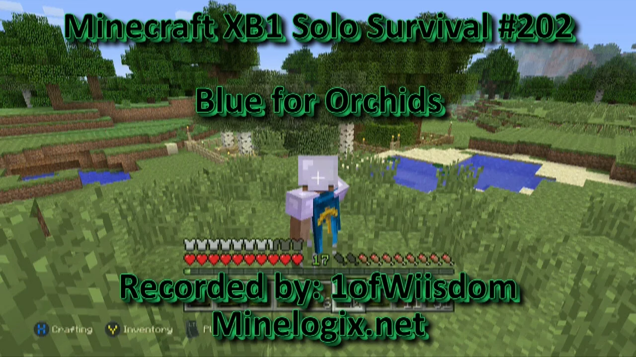 MINECRAFT XBOX ONE SOLO SURVIVAL E202 BLUE FOR ORCHIDS