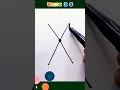 Draw a scissor using numbers and letters