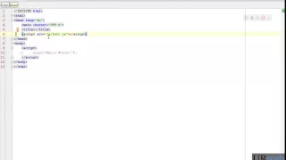 embed javascript code into html files