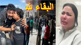 البقاء لله وفاة الفنان اسماعيل الليثي لحظة نقله من المستشفى في سيارة نقل الموتى الى منزله 