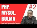 Php Mysql and Bulma Login and Registration System - Part 2