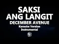 Download Lagu Saksi Ang Langit December Avenue Karaoke Version High Quality Instrumental