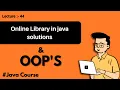 Exercise - Online Library Solution Java Tutorial