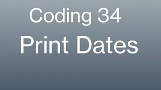 Print dates by using Datetime in python Python