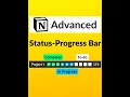Status Progress Bar - Notion Advanced Formula