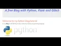 Render Html in variables in Flask on Glitch me