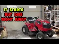NEW Yard Machine Riding Mower Starts but Dies Right Away