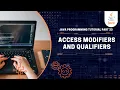 Access modifiers and Qualifiers Urdu Hindi Java programming part 23 Java Programming Course