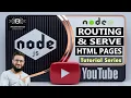 13 Routing In Node JS Serve HTML Pages Using Routing In Node JS Node JS Tutorial