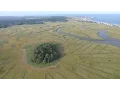 Tidal Marshes and Beaches for Days Duxbury MA Drone Footage Full Flight