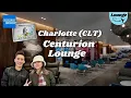 AMEX Centurion Lounge Charlotte CLT North Carolina Airport Lounge