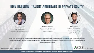 Hire Returns Talent Arbitrage in Private Equity
