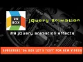 jQuery Animation Effects