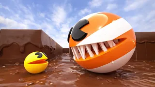 Pacman Vs Candy Monster Level 21 Candy Lands