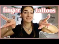 my experience getting finger tattoos 3 year update