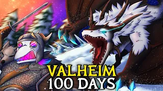 I Spent 100 Days In VALHEIM!... Here's What Happened!