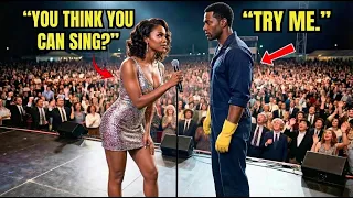 Famous Singer Forced Black Single Dad to Sing Solo to Mock Him However He Hit Notes She Never Could