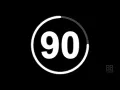 90 Second Countdown Timer with clock Ticking sound Finish alarm beep