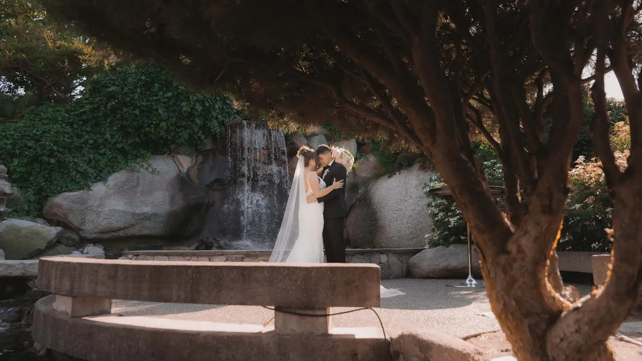 Watch Kristina & Brandon’s wedding highlight at The Inn at Laurel Point - Victoria, British Columbia — video preview