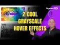 Divi Theme Background Image Grayscale Hover Effects