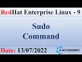 Sudo Command in Linux RedHat Enterprise Linux RHCSA RHCE RHEL 9 Ajay Kumawat