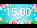 15 Minute Happy Easter Timer with Music 4K
