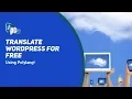 Free Multilingual WordPress Step by step Polylang Tutorial