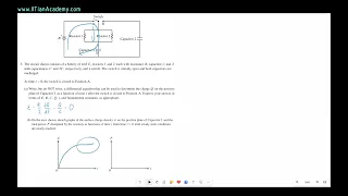 AP Physics C E M Algebra Based 2023 FRQ Solution set 1 Q3b