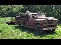 First Start in 25 Years 1958 Chevy Spartan 100 Firetruck Part 1