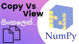 Python Numpy Tutorial - 06 Copy Vs View Sinhala