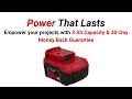 18V Battery for All Porter Cable Tools