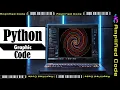 Python Code Spiral - Turtle Graphic Python Programming