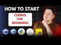 How to start coding for absolute beginners in 2025