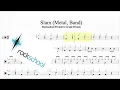 Lagu Slam (Metal, Band) Rockschool Premiere Grade Drums