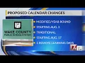 Proposed calendar change for Wake County schools