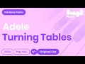 Download Lagu Adele - Turning Tables (Karaoke Piano)