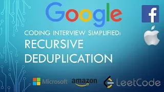 Coding Interview Tutorial 91 - Remove Duplicates from Sorted List Recursively LeetCode