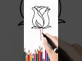 Download Lagu How to rose flower easy step by step #drawing #drawingtutorial #rose