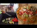 How to Make a SALSA MACHETEADA Easy Delicious Grilled Salsa Recipe